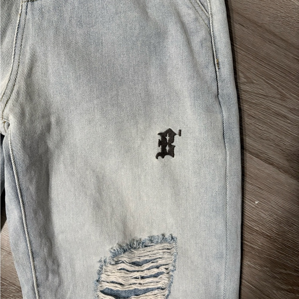 BJHG Light Blue Distressed Jeans - Picture 3 of 8
